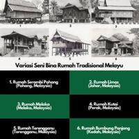 Variasi seni bina rumah tradisional Melayu